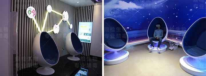 VR禁毒太空椅设备采用先进的高科技虚拟现实技术