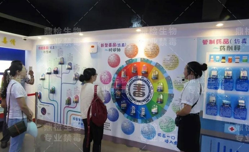 禁毒教育馆普及禁毒知识